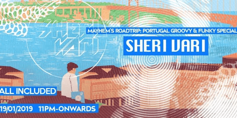 Mayhem’s Roadtrip Portugal special with Sheri Vari flyer