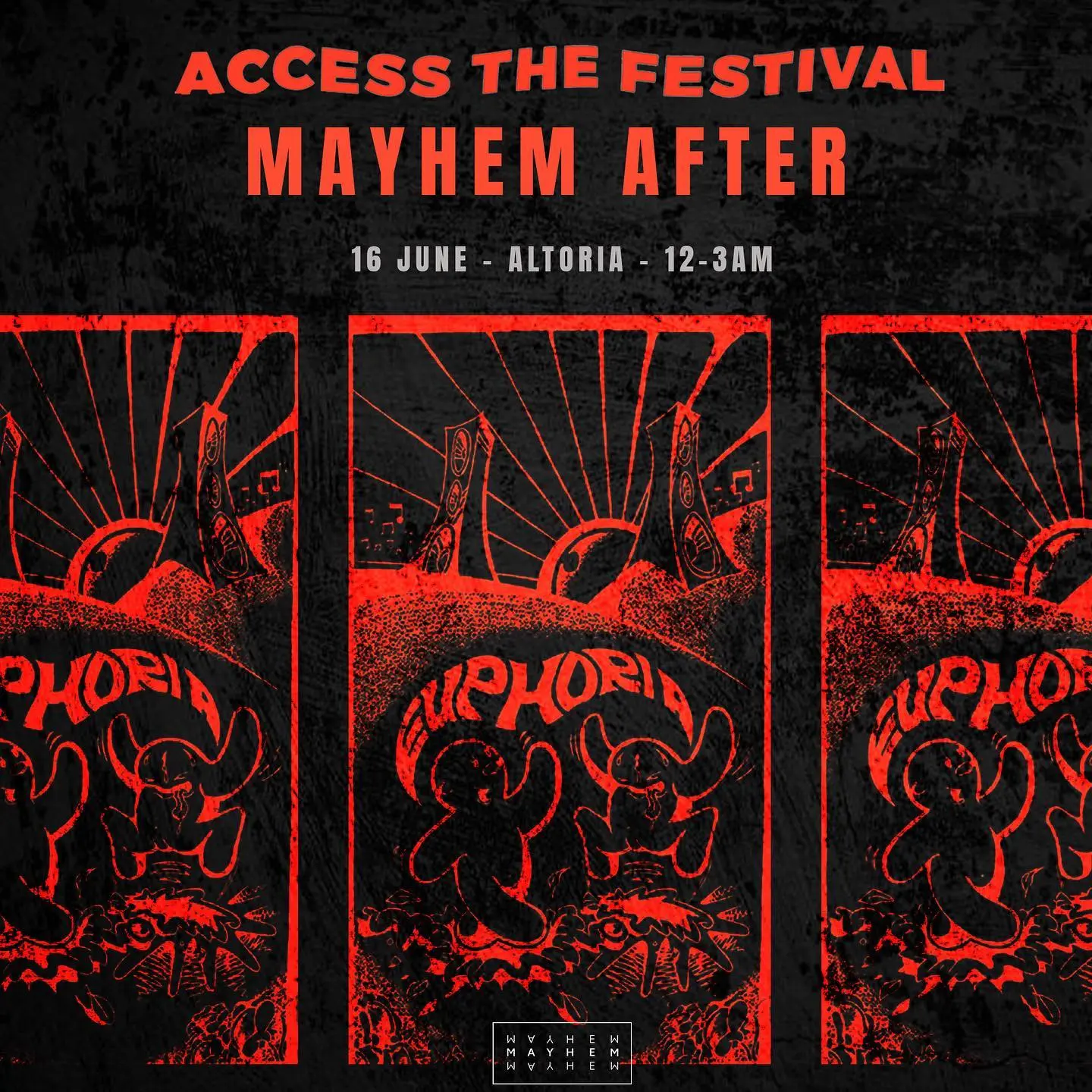 Access Takeover Mayhem afterparty flyer