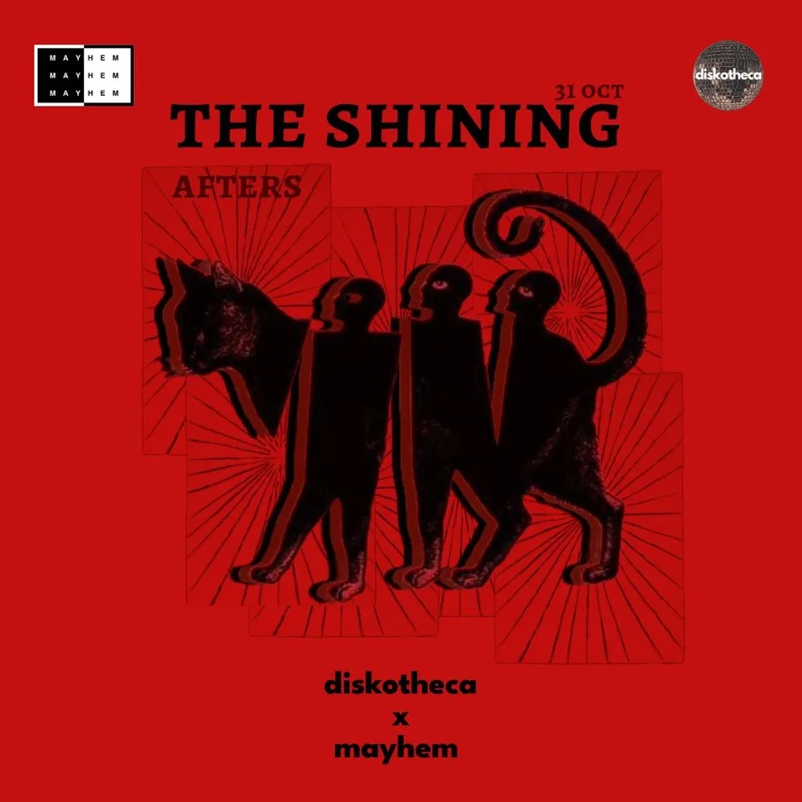 The Shining Halloween afterparty flyer