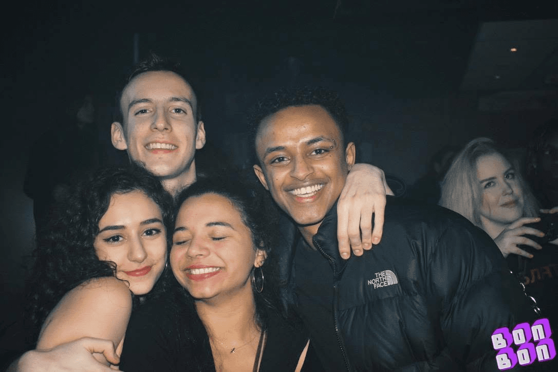 Guests at BonBon II with Adryiano