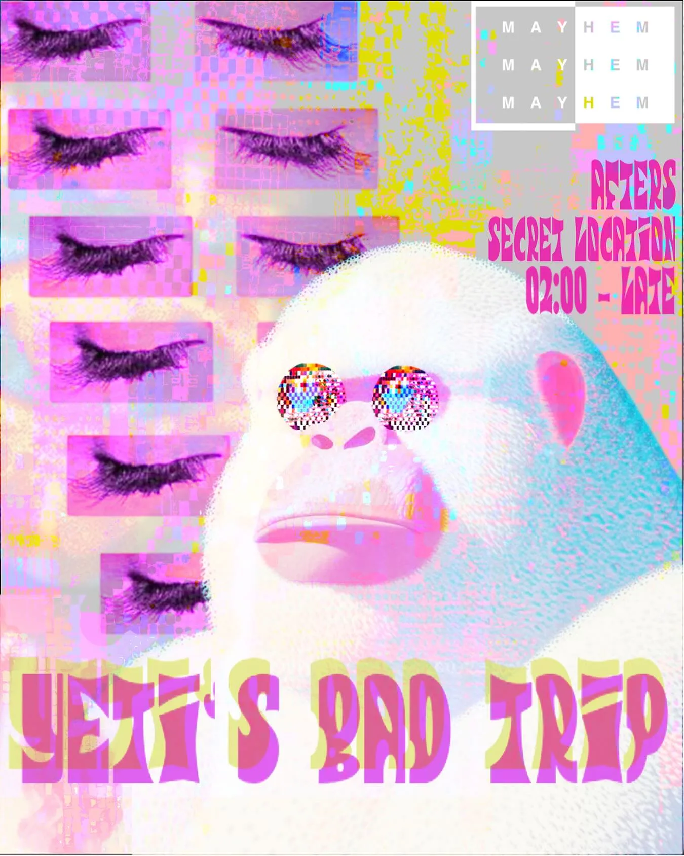 Yeti's Bad Trip afterparty flyer