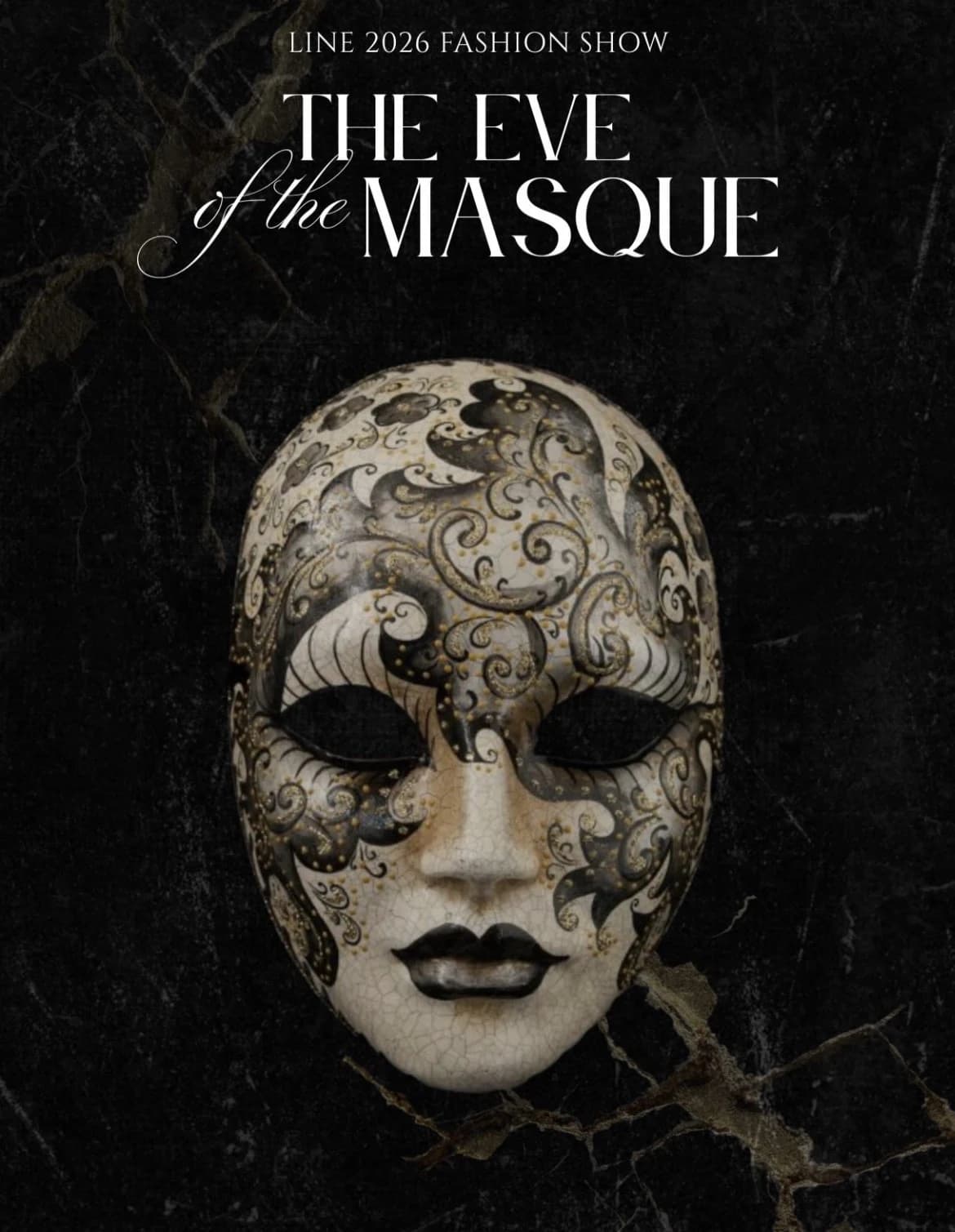 LINE 2026 Eve of the Masque fashion show artwork